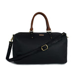 Black Leather Duffle Bag