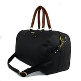 Black Leather Duffle Bag