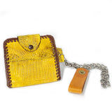 Alligator Chain Wallet (Yellow)